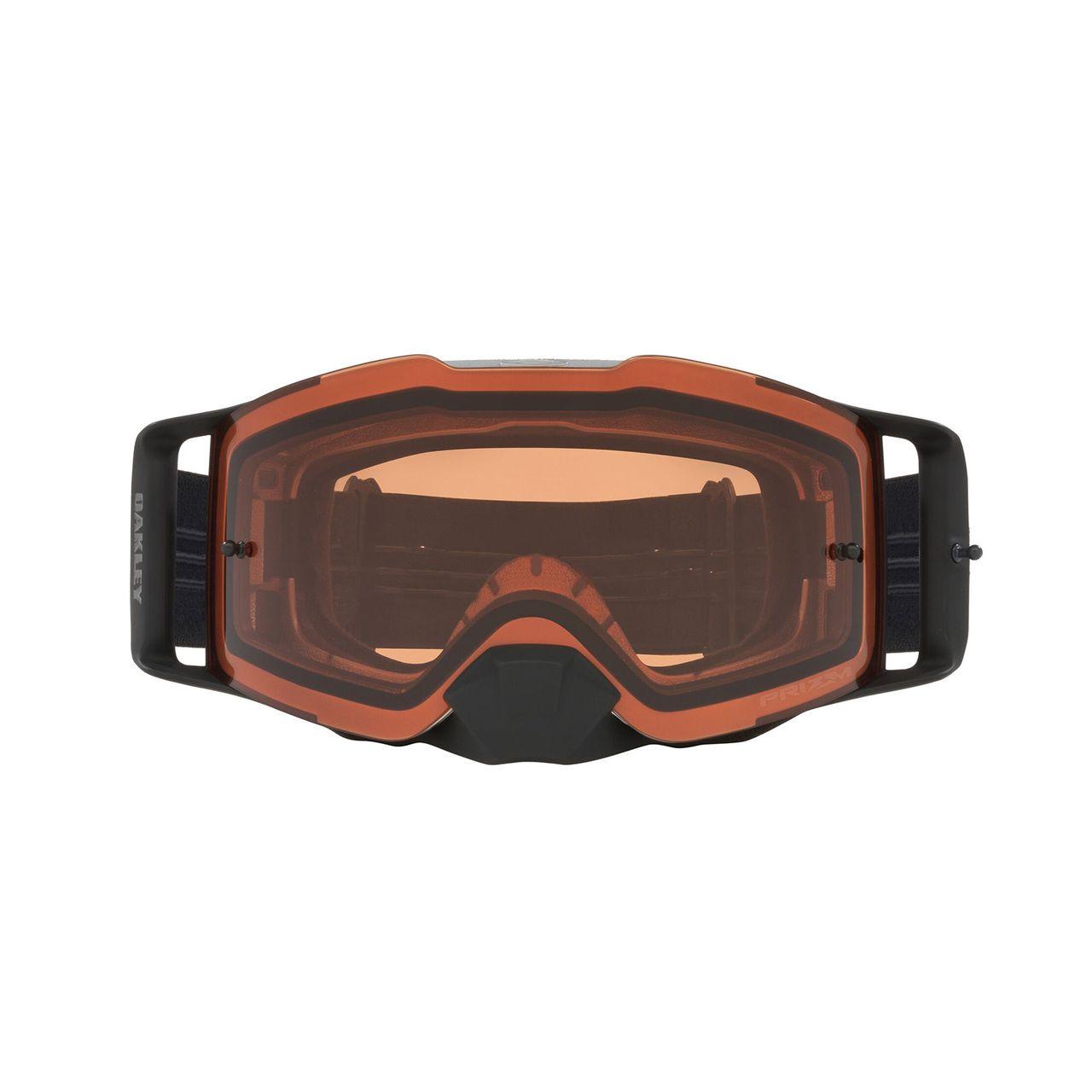 Oakley Front Line MX Goggle (Tuff Blocks Gunmetal) Prizm Bronze Lens