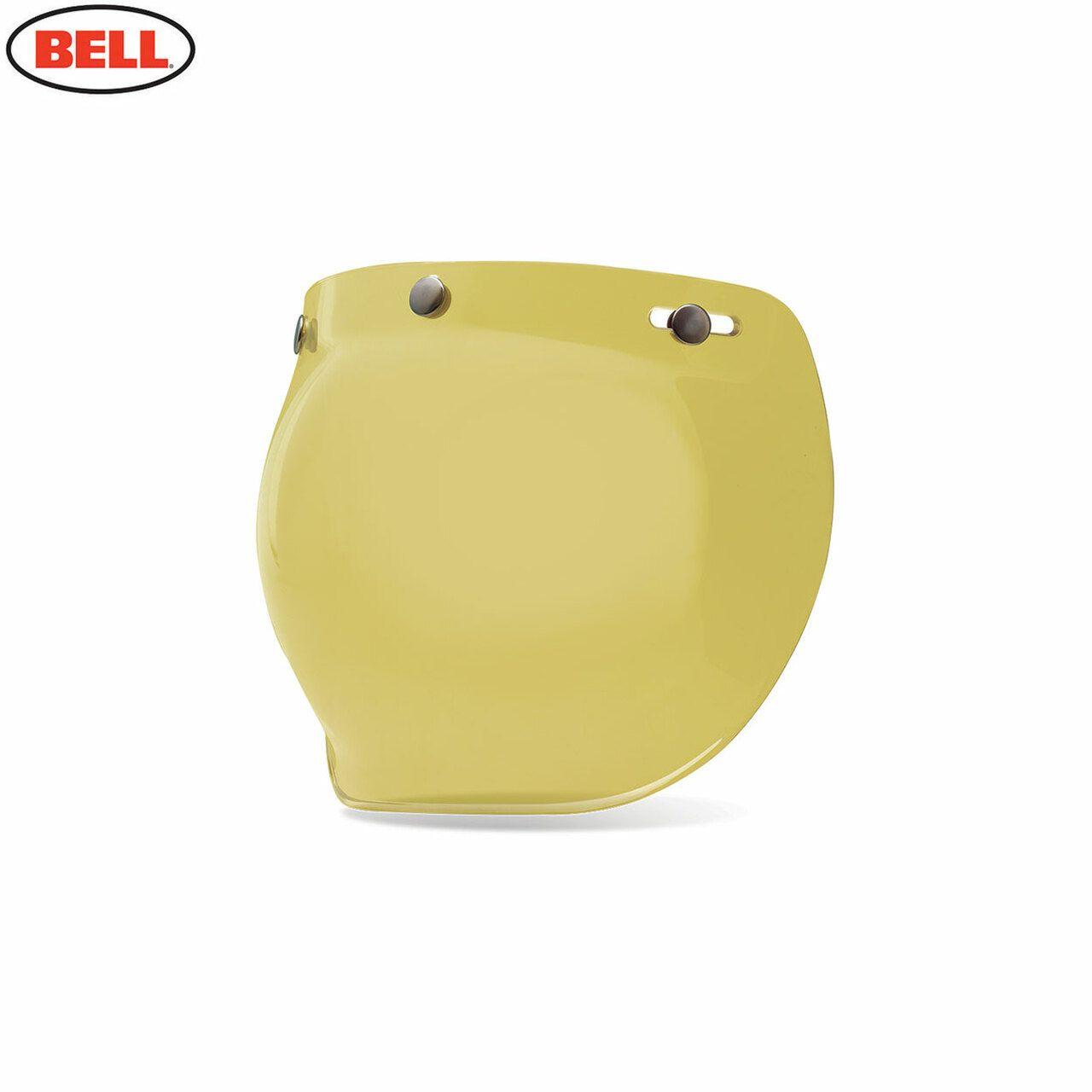 Bell Replacement Custom 500 3-Snap Bubble Shield Amber Yellow
